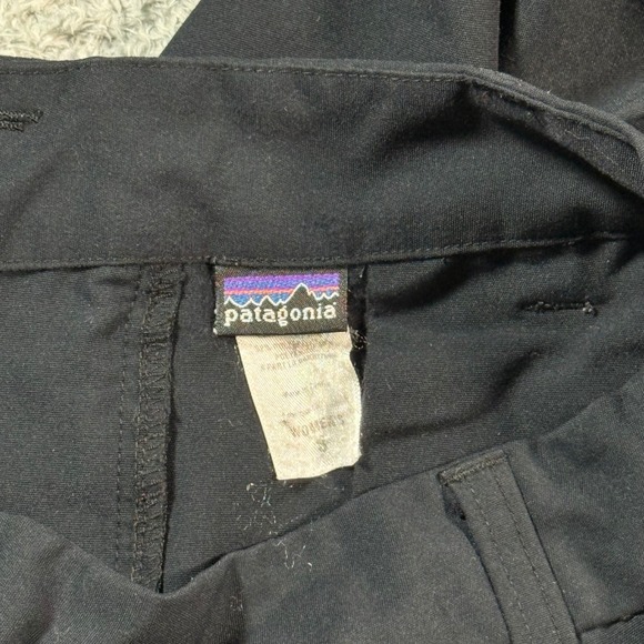 Patagonia Womens Black Technical Hiking Pants 8x31 Flare Boot Cut Performance - Picture 3 of 6